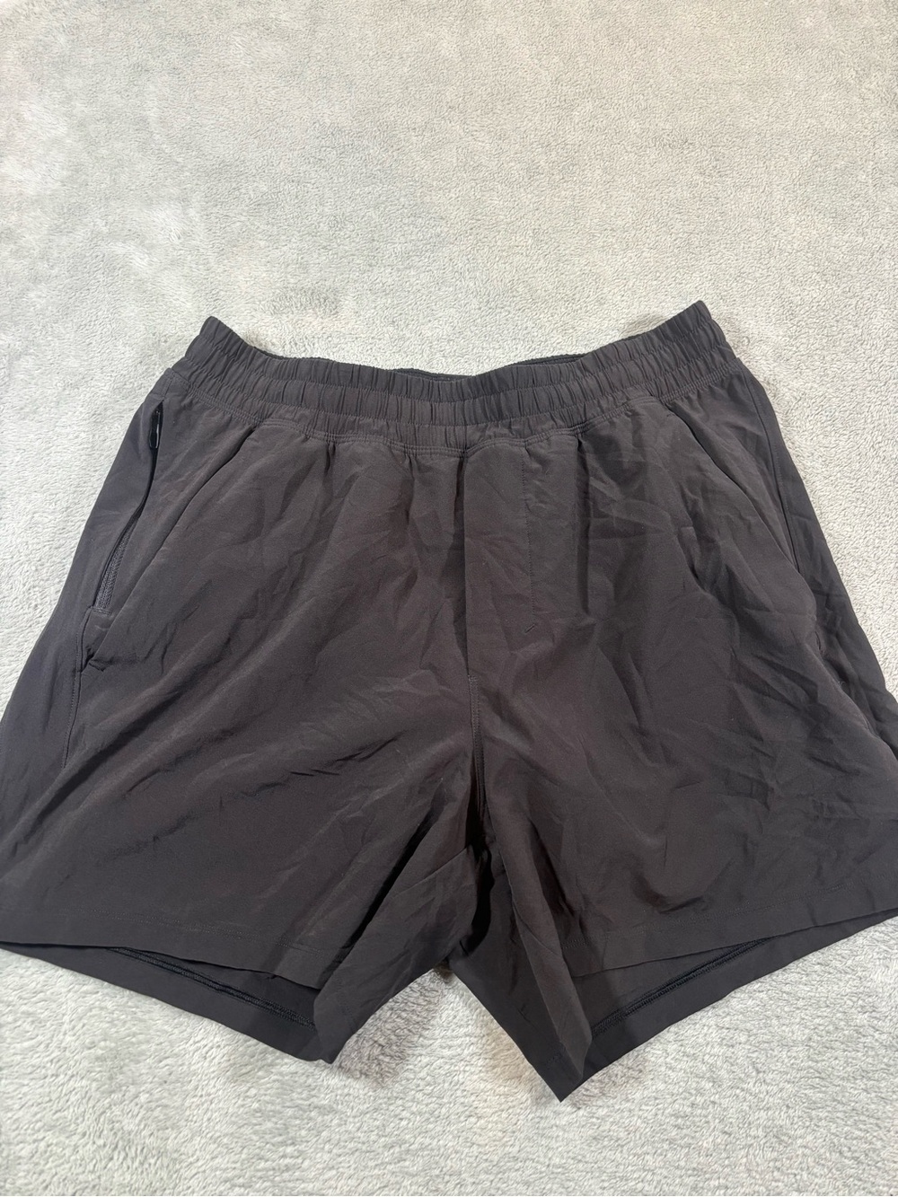 Lululemon Pace Breaker Lined Shorts 5" Black Men's Size Small